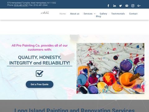 All Pro Painting Co. - Painting Contractor serving Long Island and New York City