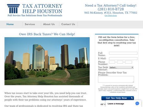 Tax Attorney Help Houston