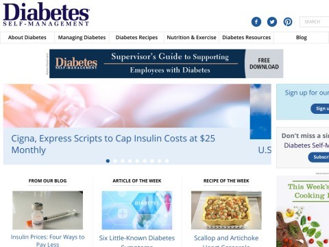 Diabetes Self-Management :: Diabetes Blogs, Articles and Recipes