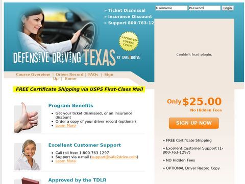 Safe2Drive Texas Defensive Driving Courses