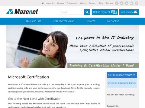 Microsoft certification in Chennai