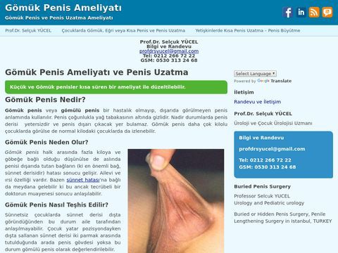 GÃ¶mÃ¼k Penis AmeliyatÄ± | Prof.Dr. SelÃ§uk YÃœCEL