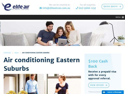 Air conditioning Eastern Suburbs