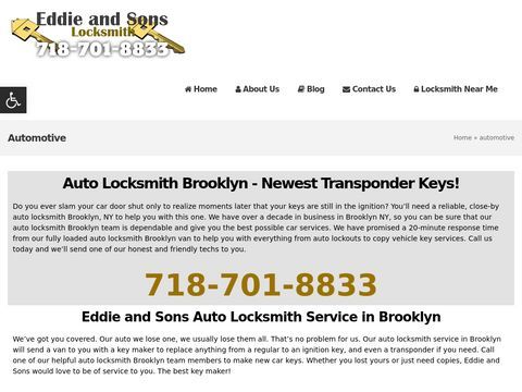 Eddie and Sons Auto Locksmith