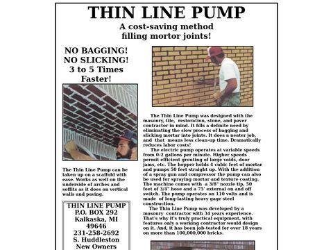Thin Line Pump