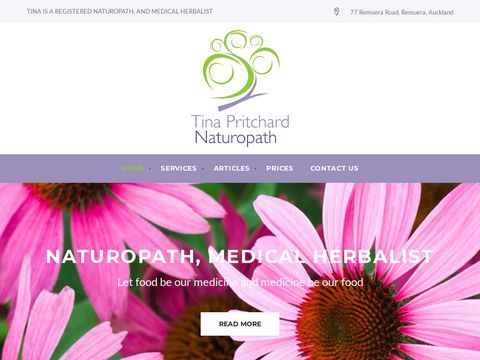 Tina Pritchard, Naturopath | Natural Therapies, Herbal medicine | Remuera, Auckland, NZ