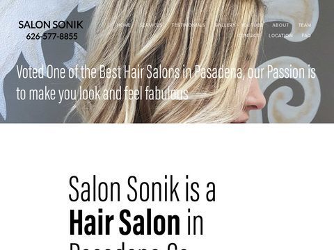 Salon Sonik Hair Salon Pasadena