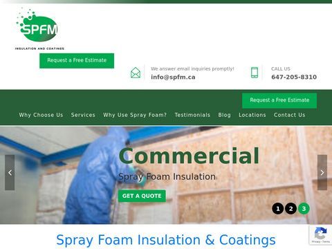 SPFM Spray Foam Insulation Contractor | Toronto, ON