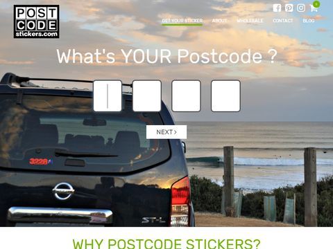 Postcode Stickers