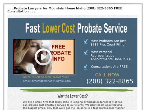 Probate Lawyers for Mountain Home Idaho