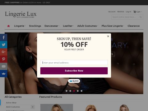 Sexy Lingerie- Bustiers and Corsets  at LingerieLux.com