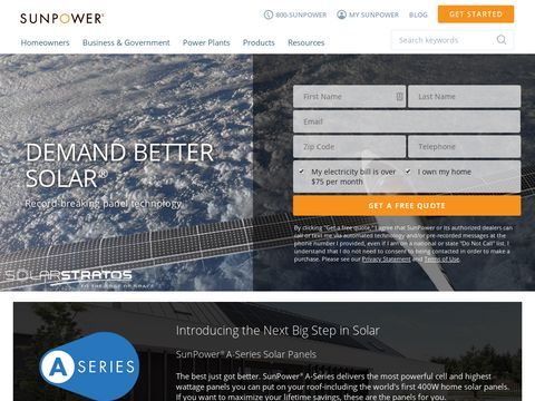 Home Solar Panels, Commercial & Utility-Scale Solar Solutions | SunPower