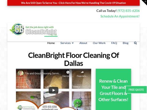 CleanBright Floor Cleaning - Tile & Grout Cleaning Dallas