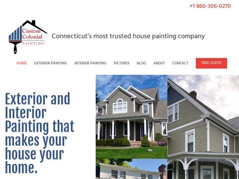 House painting by Custom Colonial Painters