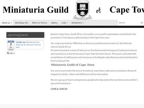 Miniaturia Guild of Cape Town - Home Page