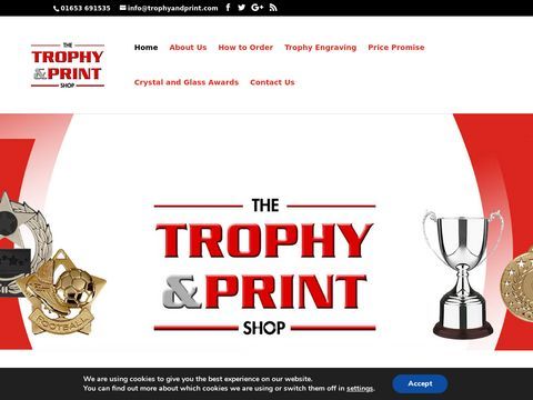 Trophies by the Trophy and Print Shop