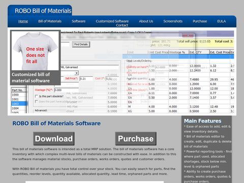 Bill of Materials Software