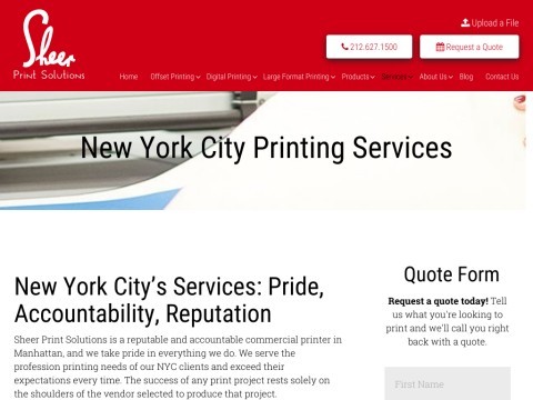 customized print collateral:sheerprintsolutions