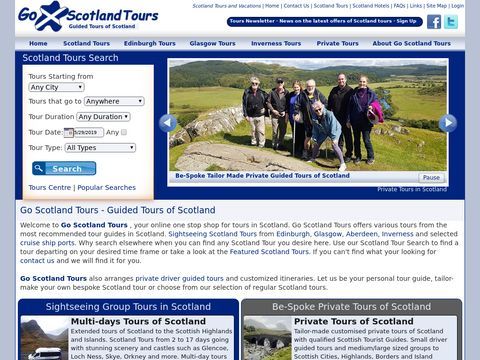 Go Scotland Tours - Guided Tours of Scotland