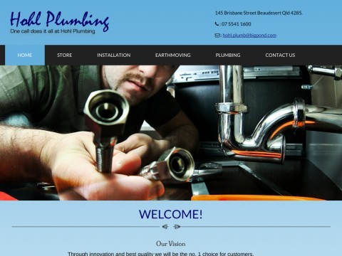 Hohl Plumbing Services, Installations | Pumps, Drainage, Gas Delivery | Beaudesert