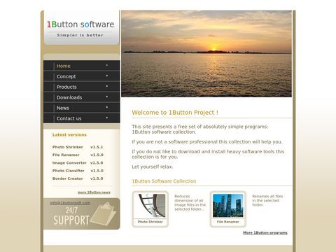 1ButtonSoft.com – A free collection of very simple programs.