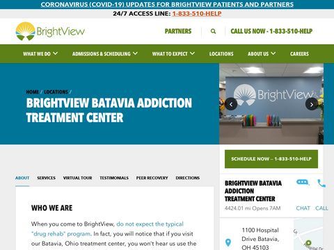 BrightView Batavia Addiction Treatment Center