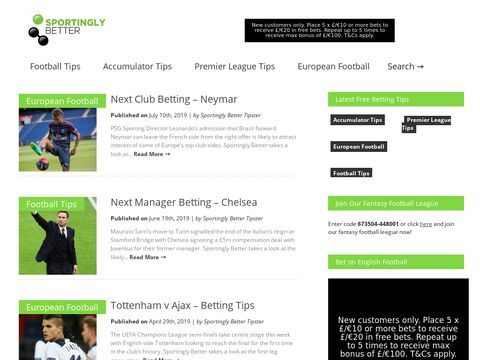 Betting Promotions - Sportinglybetter.com