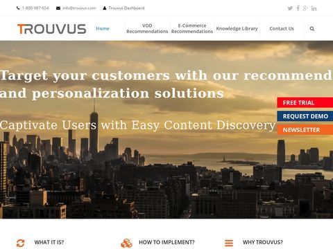 E-commerce personalization solution | Trouvus