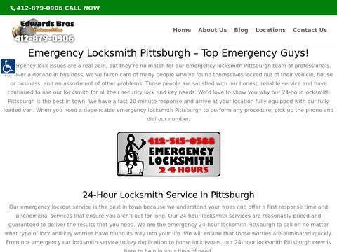 Edwards Bros Locksmith - 24 Hour Locksmith in Pittsburgh