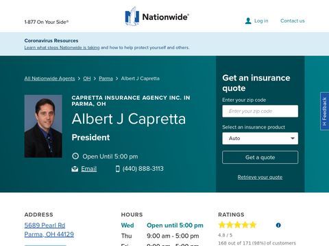 Nationwide Insurance: Capretta Ins Agency Inc.