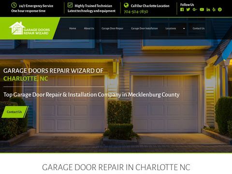 Garage Doors Repair Wizard Charlotte