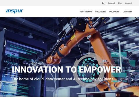 High Efficiency Data Center – Inspur Systems