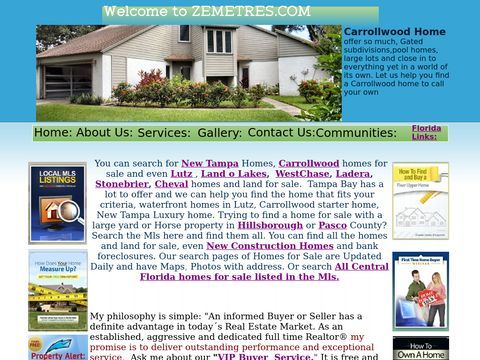 Search Homes and Land in Hillsborough, Pasco and Hernando Counties.