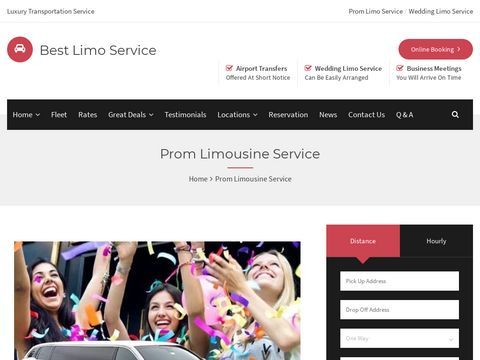 Elite Class Prom Limousine Service for Prom Night | DC VA & MD