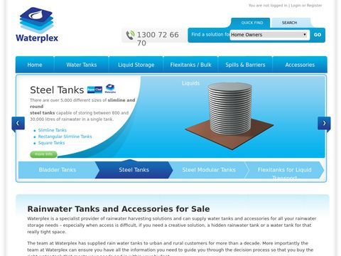 Rain Water Tanks for Sale - Waterplex