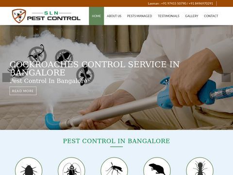 Best Pest control in Bangalore for Cockroaches, Bedbugs, Ant