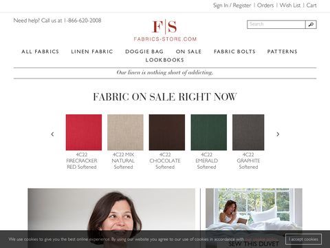 Fabrics-store.com: Online Shopping for Linen Fabri