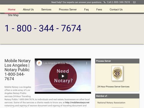 Mobile Notary Los angeles CA