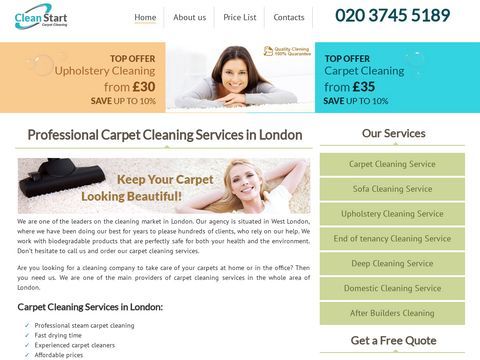 Clean Start Cleaning Services Ltd.