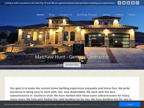 Mattew Hunt Custom Homes builds new homes in Cedar City