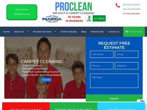 Proclean Air Duct & Carpet Cleaning
