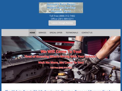 Auto Repair | Houston, TX - Rossums Auto Repair