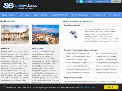 http://www.spainexchange.com/study_abroad/online_courses-en.htm