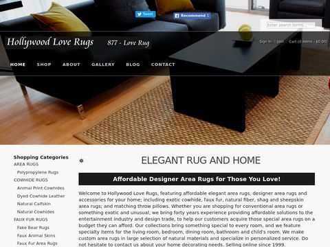 Hollywood Love Rugs: Online Retailer of Exotic Area Rugs and Rugs  Decor
