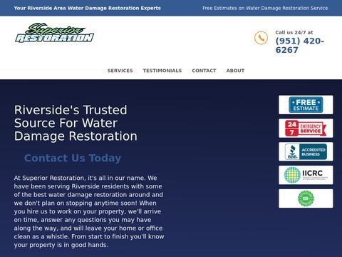 Riverside Water Damage Restoration