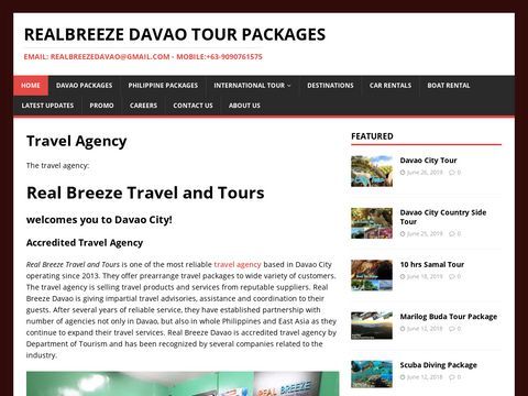 Real Breeze Davao Travel and Tours