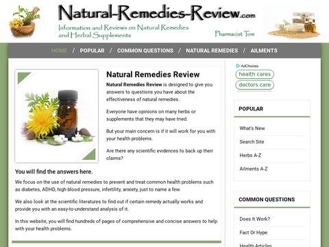 Natural Remedies Review by Pharmacists-Unbiased and Complete