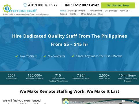 Remote Staff Offshore Outsourcing Services