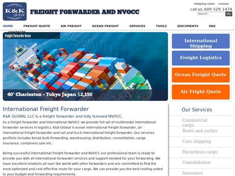 International freight forwarder. NVOCC.