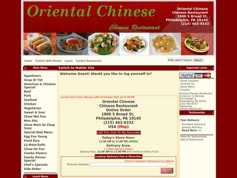 Oriental Chinese Restaurant